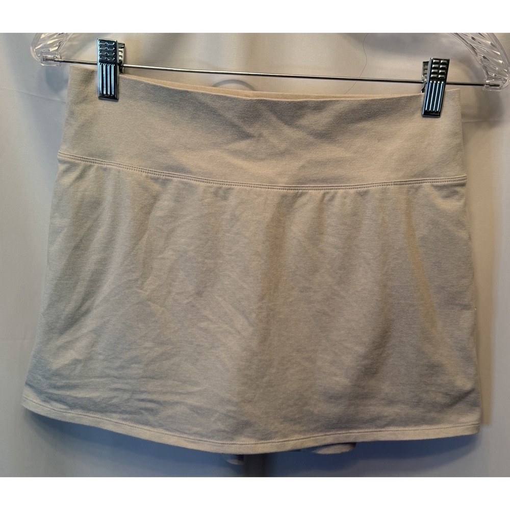 Vuori Women's Small Halo Performance Dreamknit Skirt Salt Heather Pleated VW3006 - Picture 3 of 10